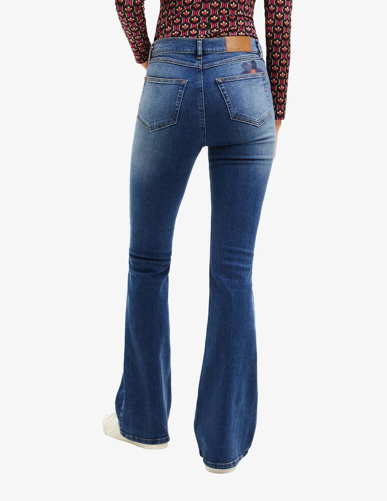 Desigual Jeans a zampa d'elefante - Blu - immagine 3 Desigual Jeans a zampa d'elefante - Blu - immagine 3