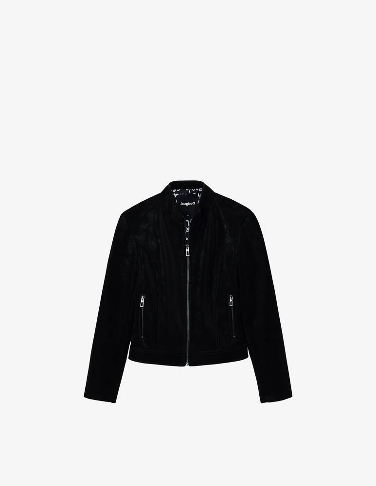 rinascente Desigual Giubbotto effetto scamosciato - Nero