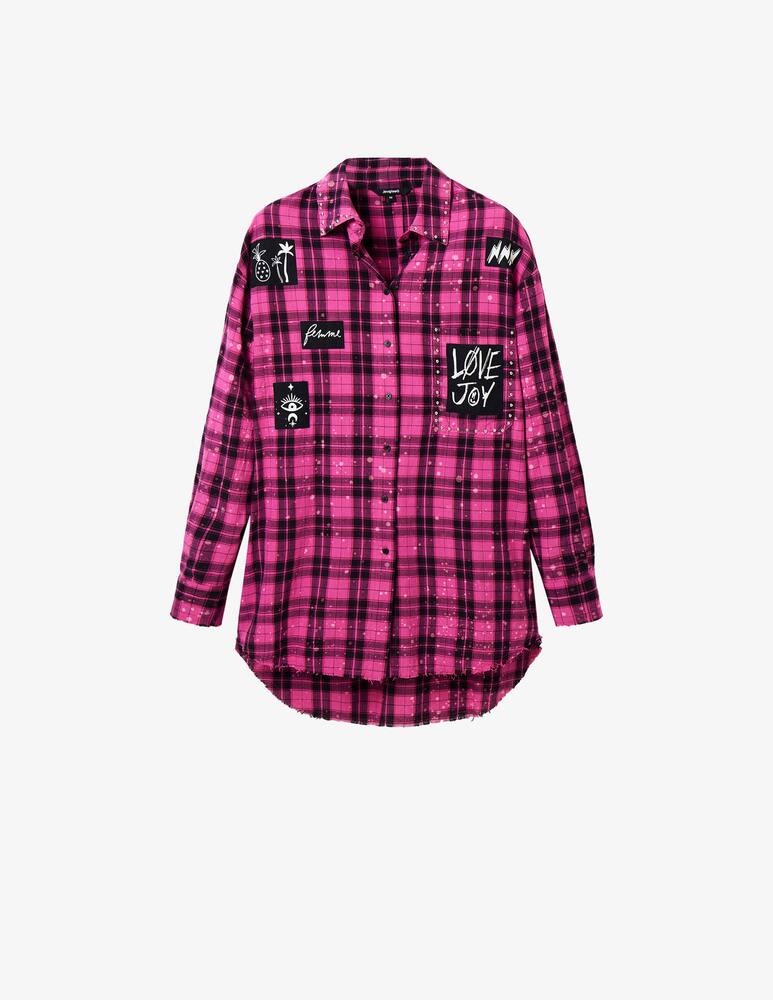 rinascente Desigual Camicia oversize quadri