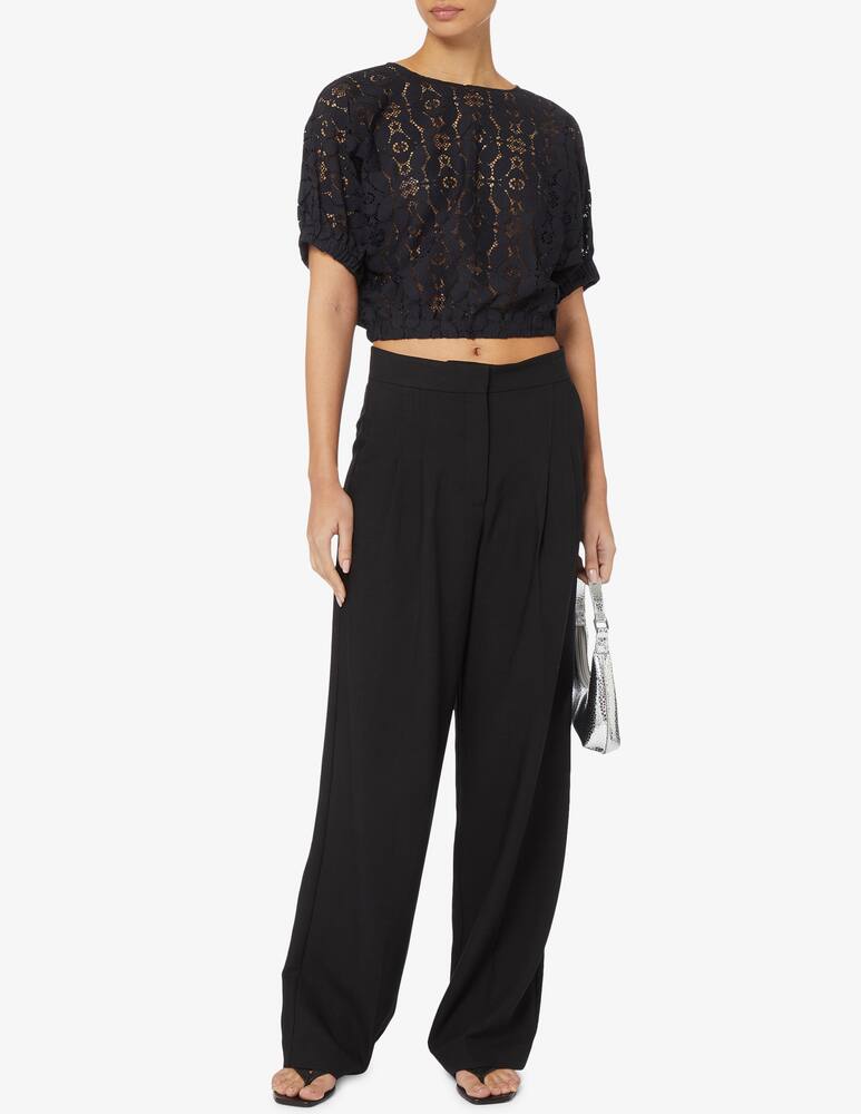 rinascente Desigual Top corto in pizzo