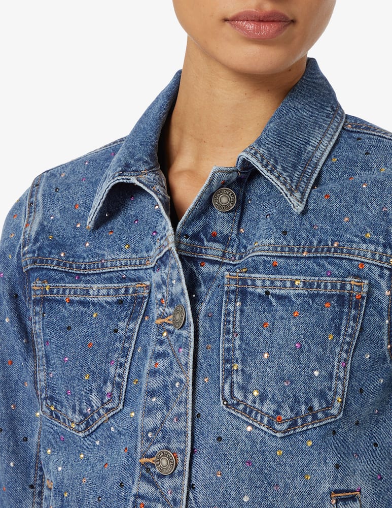 Desigual Studded denim trucker jacket - picture 4 Desigual Studded denim trucker jacket - picture 4