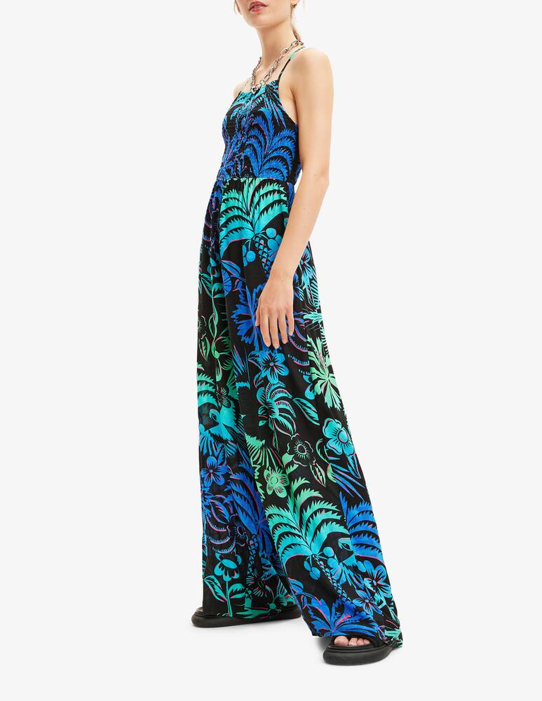 rinascente Desigual Long tropical strappy jumpsuit
