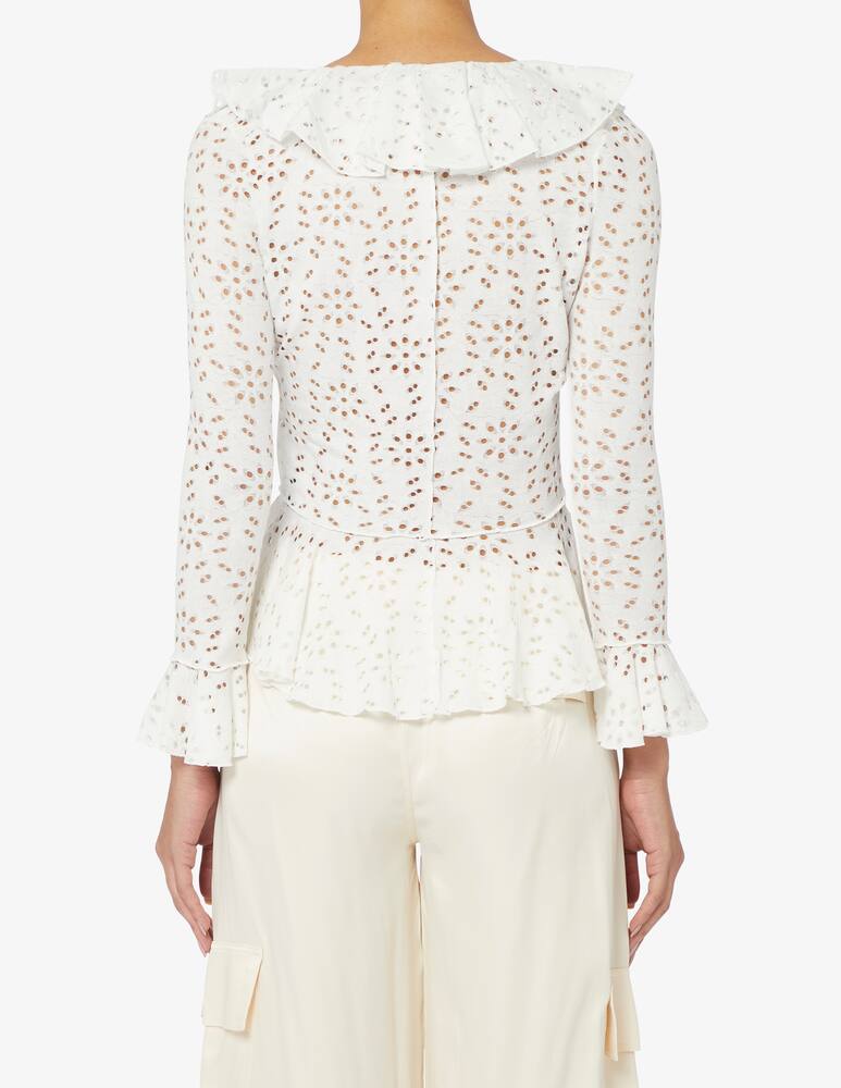 rinascente Desigual Long-sleeve ruffle top