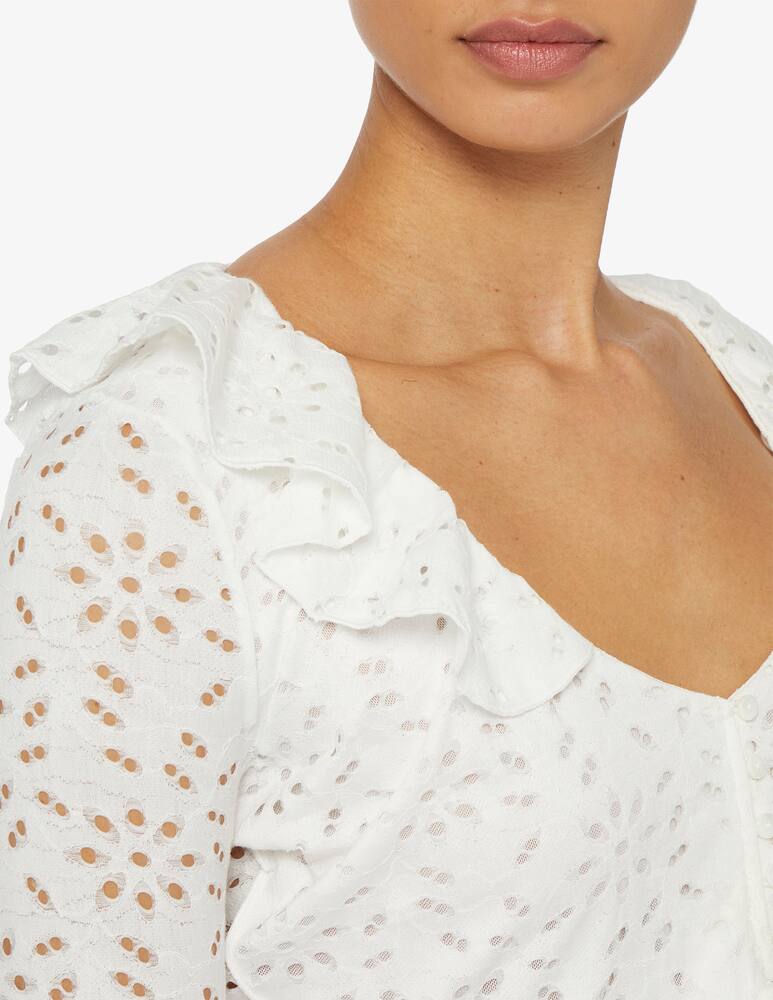 rinascente Desigual Long-sleeve ruffle top