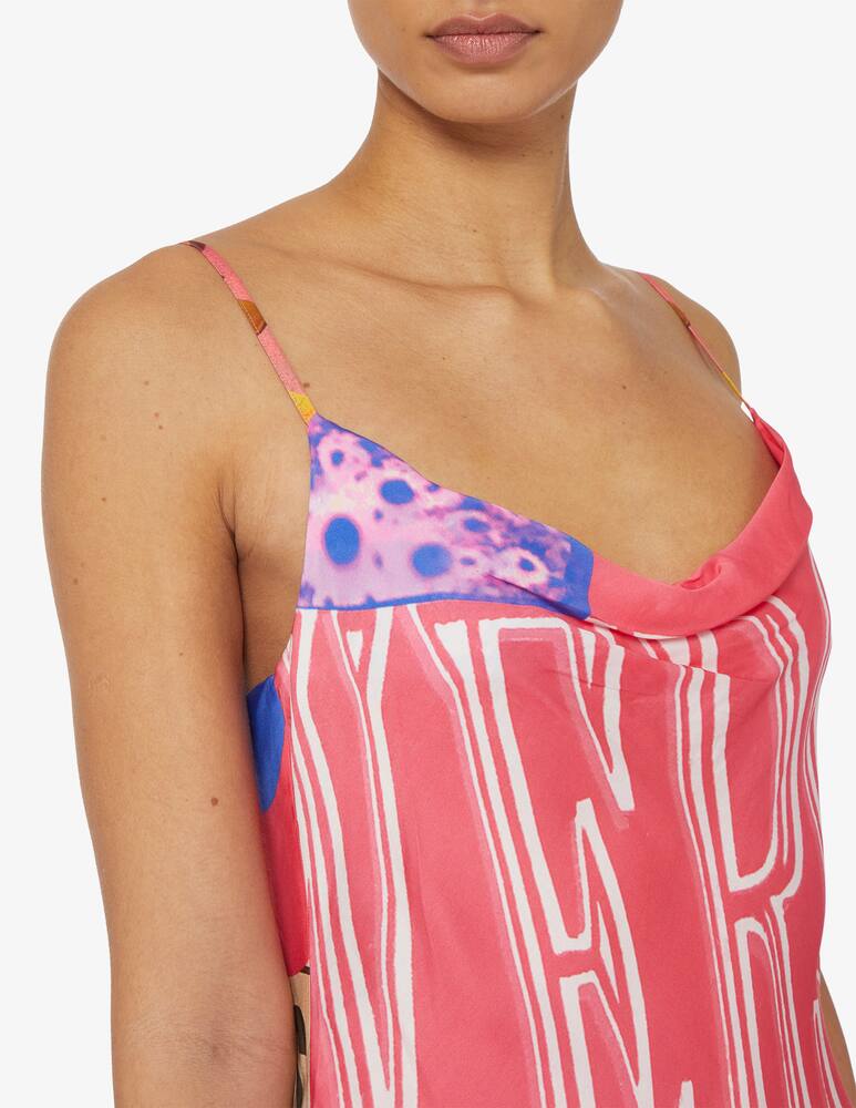 rinascente Desigual Collage lingerie midi dress