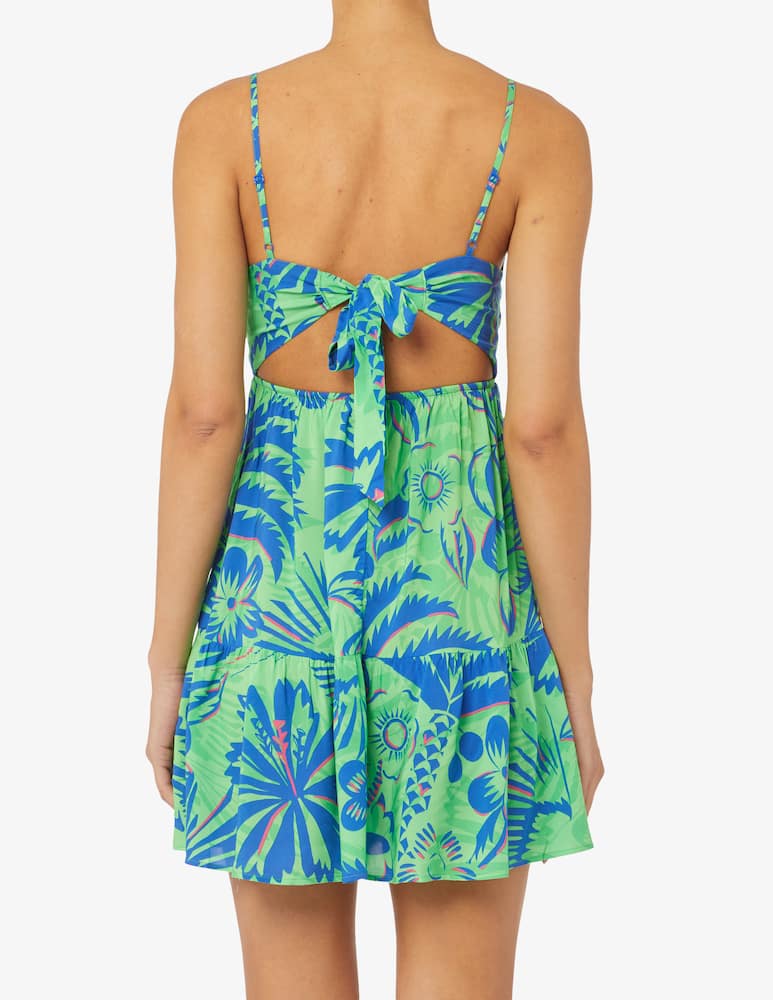 rinascente Desigual Abito corto tropicale cut-out