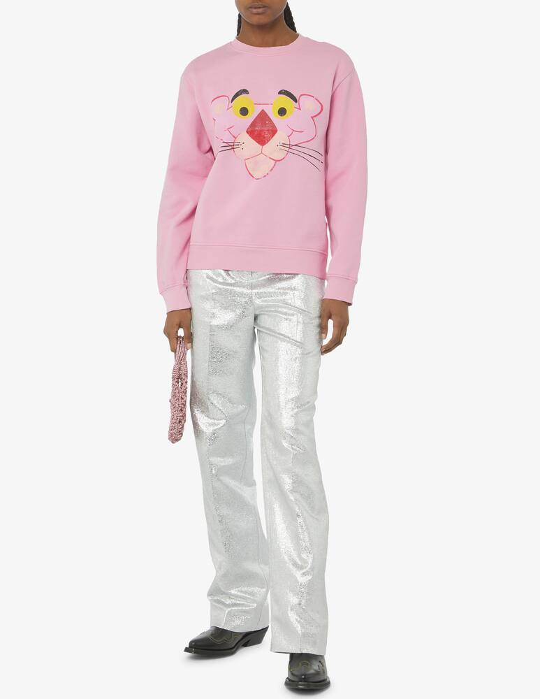 rinascente Desigual Distressed Pink Panther sweatshirt