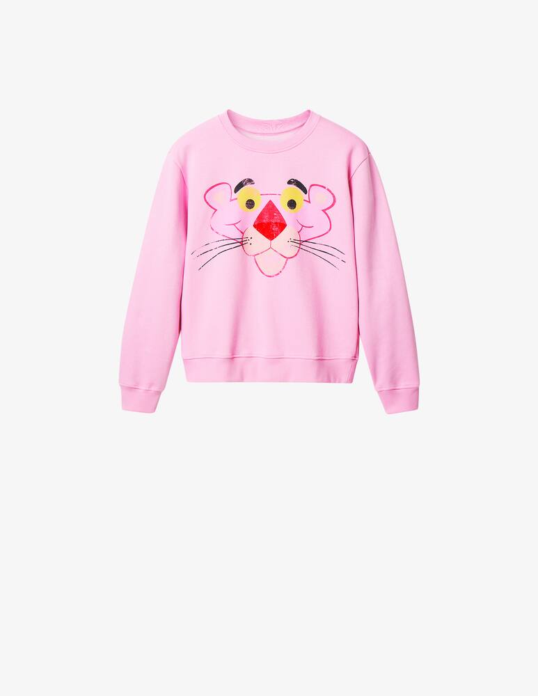 rinascente Desigual Distressed Pink Panther sweatshirt