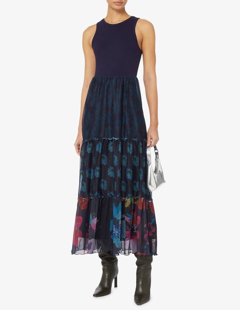 rinascente Desigual Abito maxi con tulle