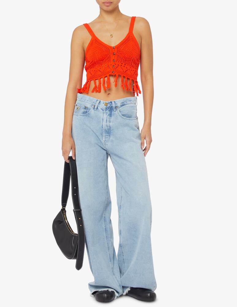 rinascente Desigual Crochet crop top