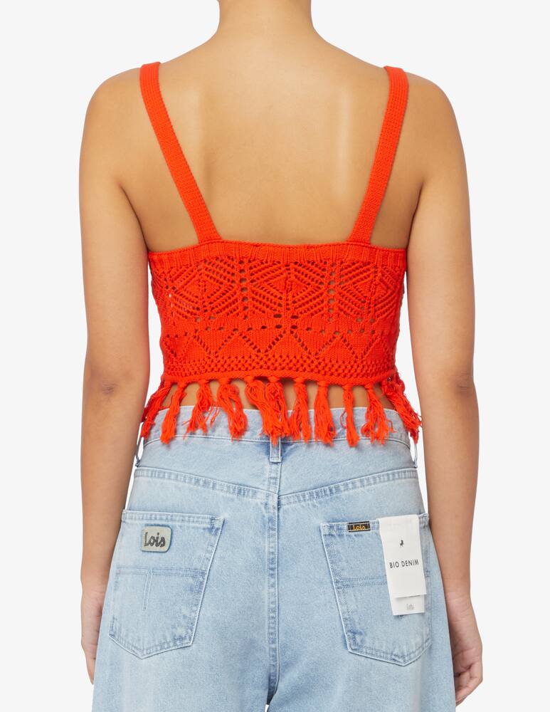 rinascente Desigual Crochet crop top