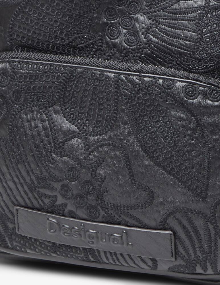 rinascente Desigual Zaino piccolo fiore ricamato