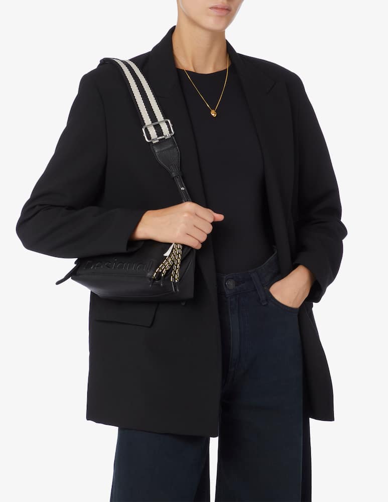 rinascente Desigual Half logo medium shoulder bag