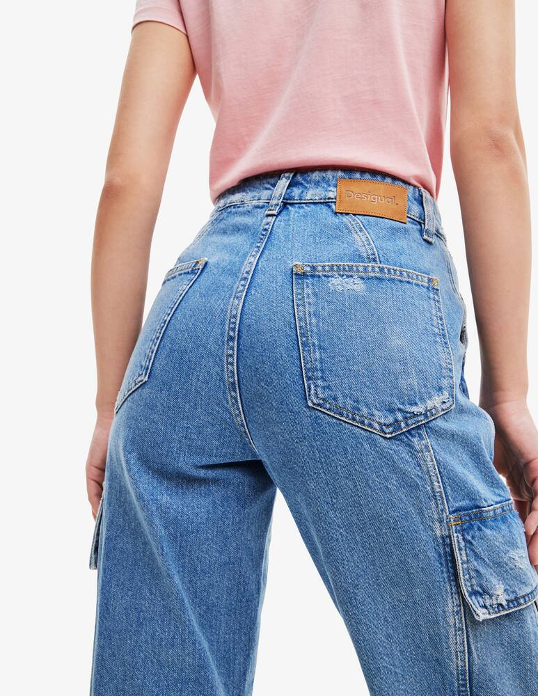 rinascente Desigual Riga cargo jeans