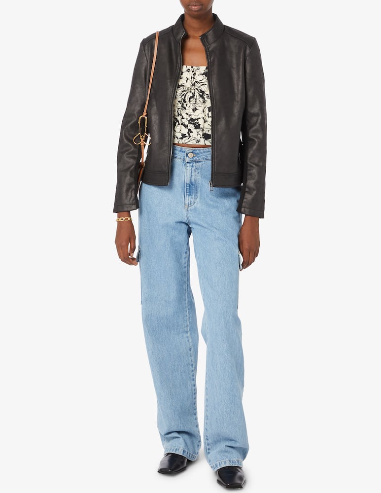 rinascente Desigual Toronto leather jacket