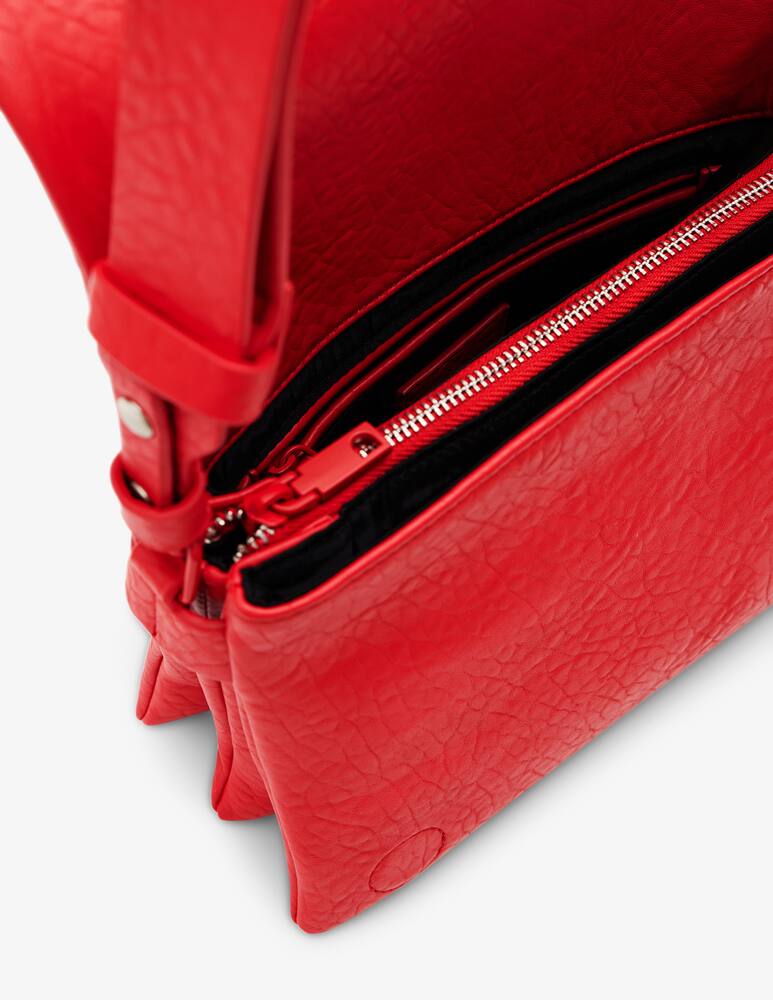 rinascente Desigual Borsa a tracolla M con fiori ricamati