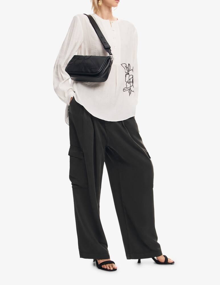 rinascente Desigual Borsa a tracolla con ricamo Keller gales