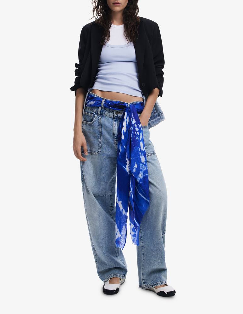 rinascente Desigual Atkins rectangle scarf