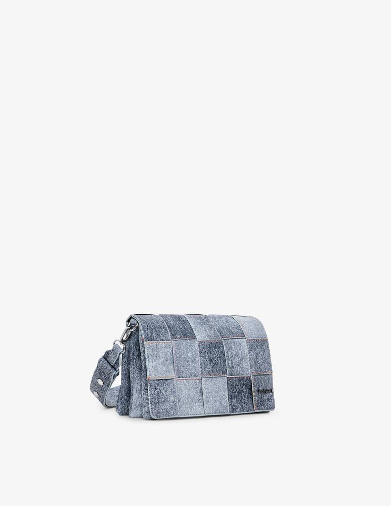 rinascente Desigual Denim flap bag