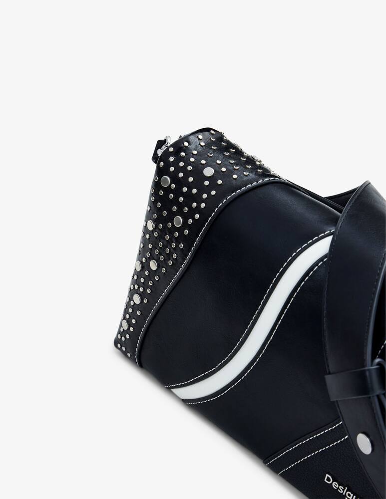 rinascente Desigual Dortmund studded flap bag