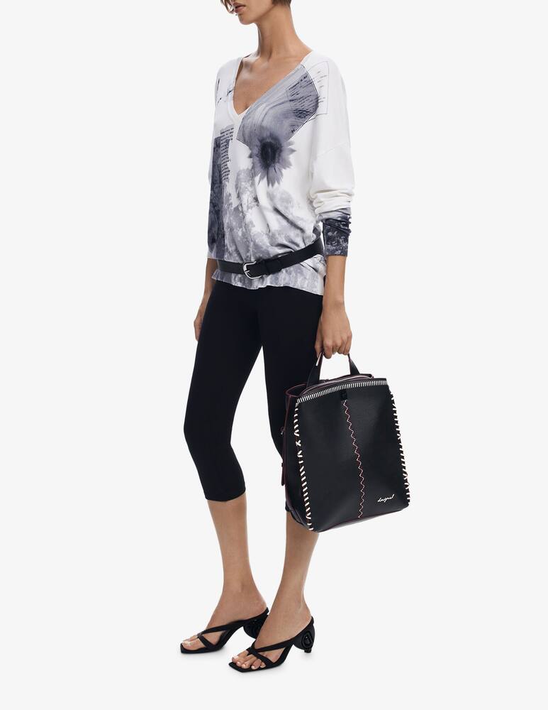 rinascente Desigual Manhattan stitched backpack