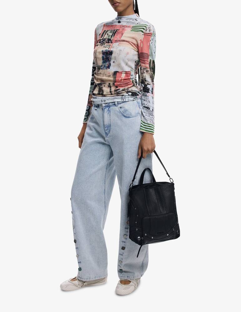 rinascente Desigual Embro patch backpack