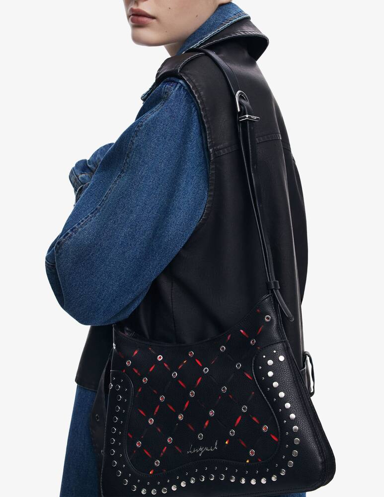 rinascente Desigual Manaos studded crossbody bag
