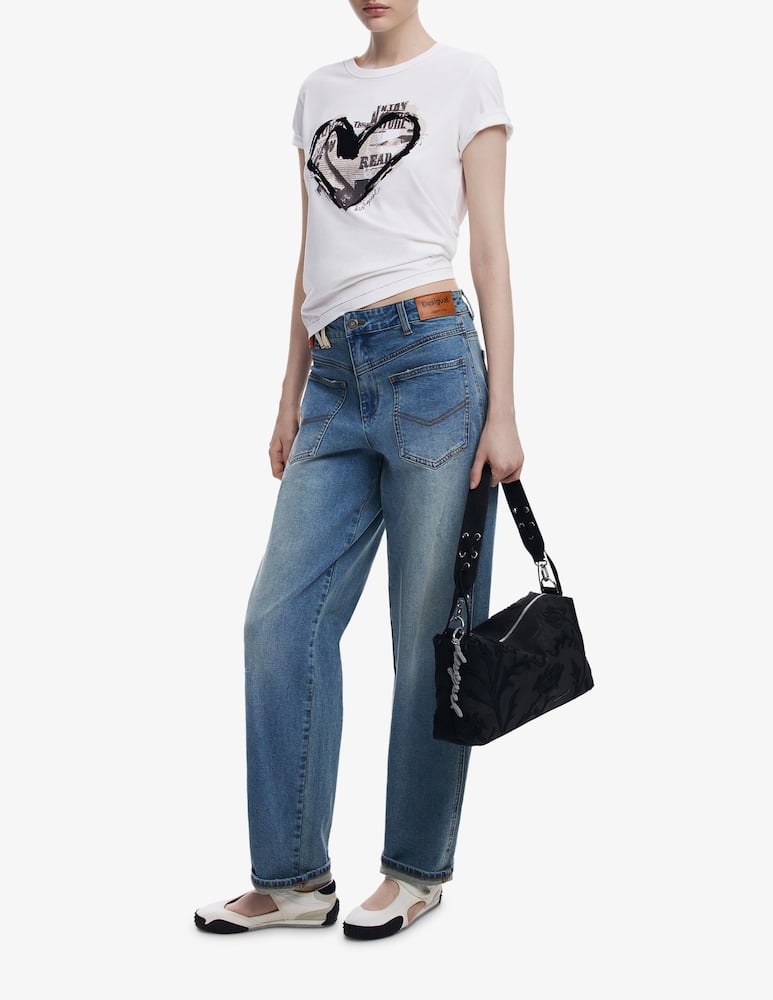 rinascente Desigual Romeo floral shoulder bag