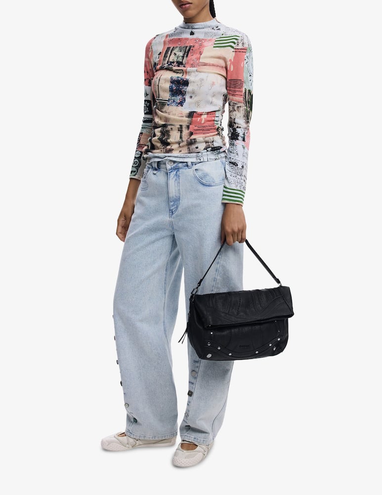 rinascente Desigual Loverty embroidered bag