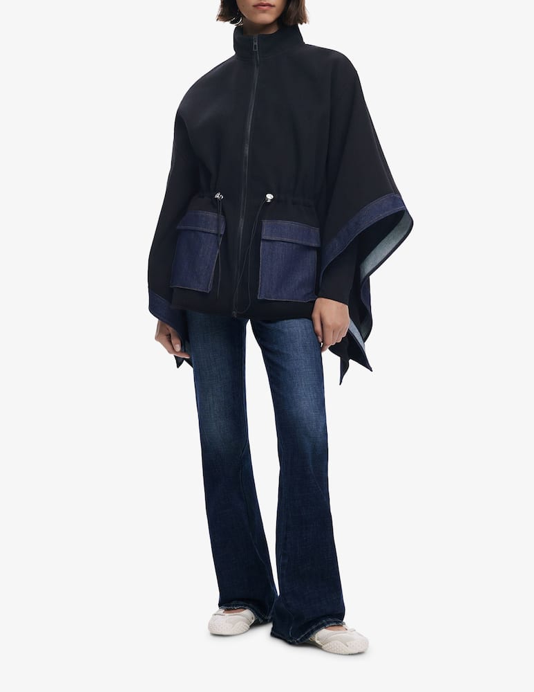 rinascente Desigual Poncho denim Aldama