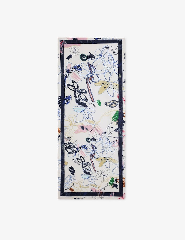 rinascente Desigual Arty trazo foulard