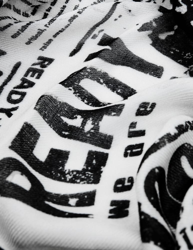 rinascente Desigual Foulard stampa giornale