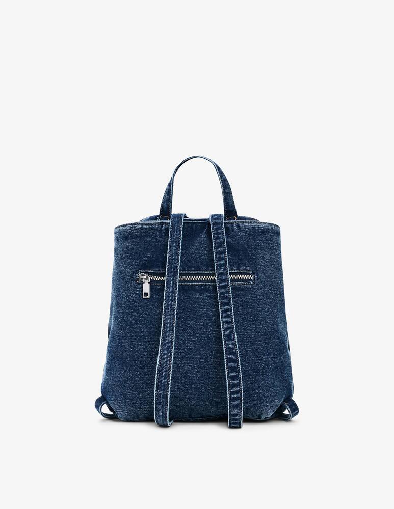 Desigual Zaino in jeans mini - immagine 3