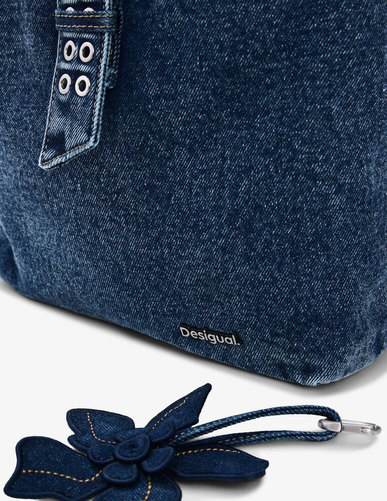 Desigual Zaino in jeans mini - immagine 4