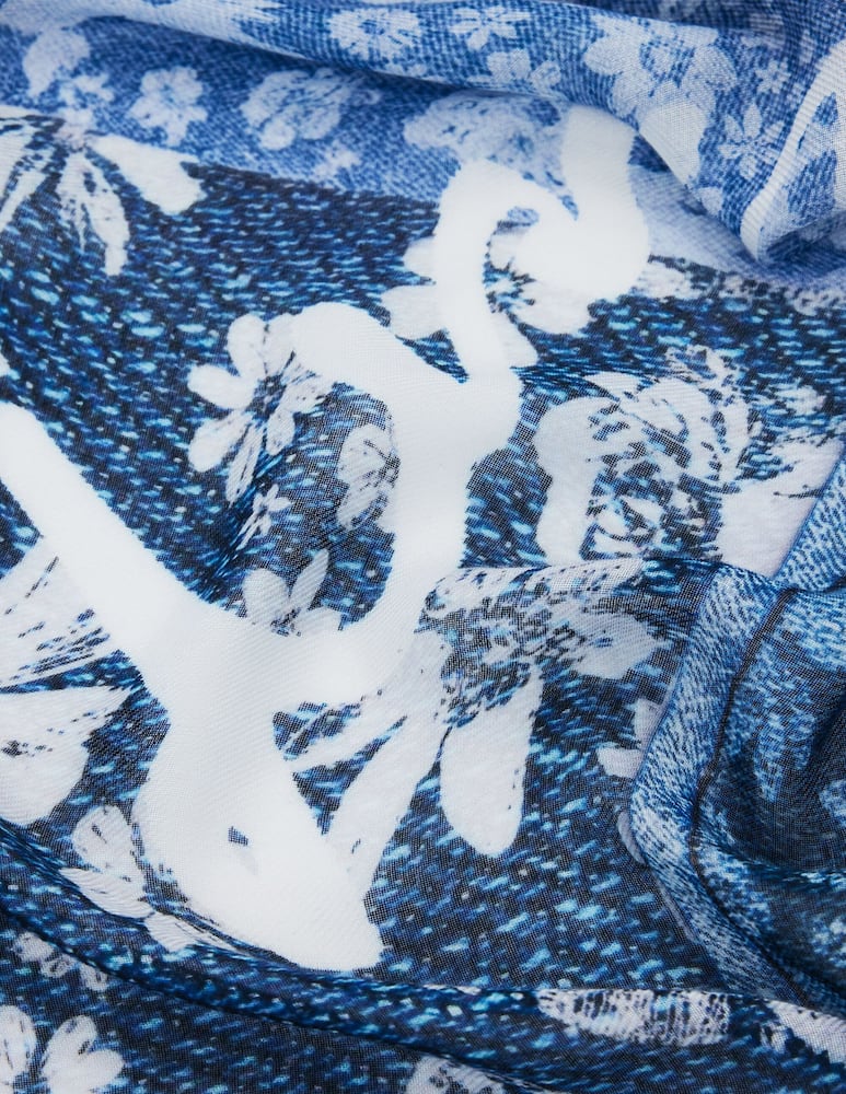 rinascente Desigual Sciarpa fantasia floreale