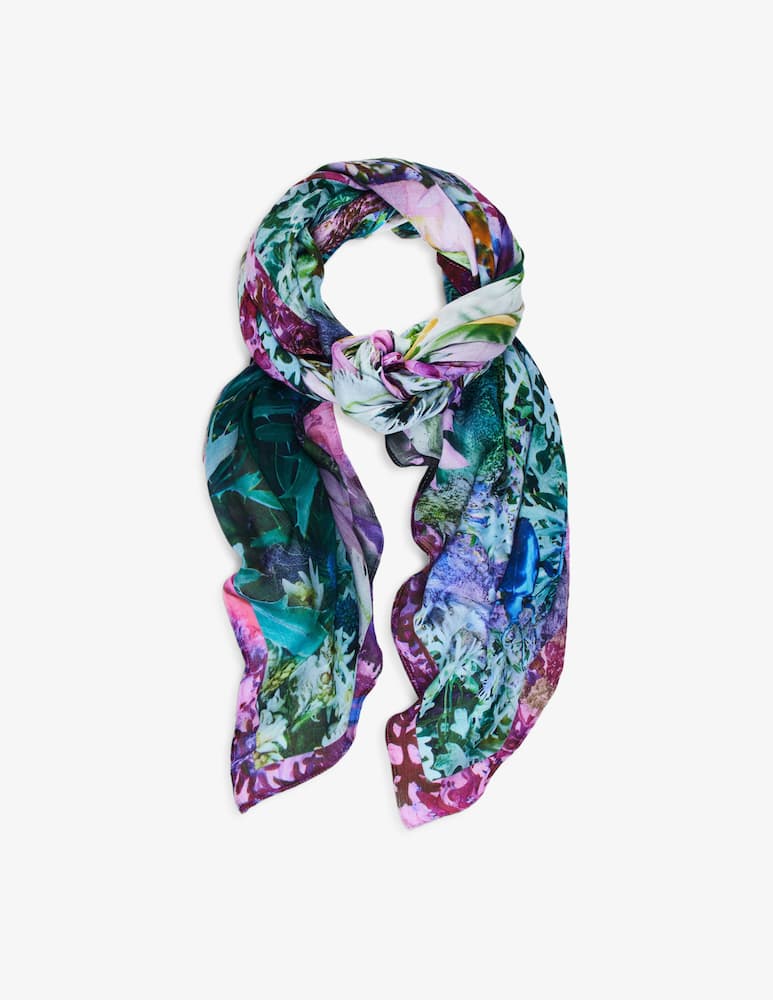 rinascente Desigual Sciarpa fantasia floreale