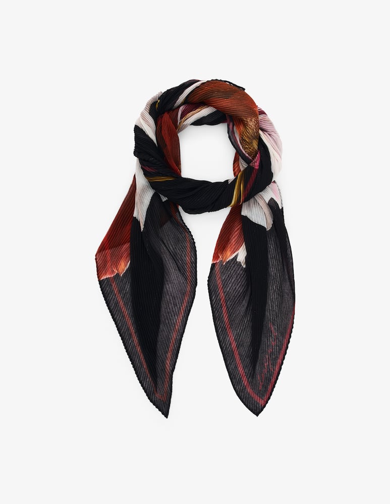 rinascente Desigual Foulard floreale plissettato