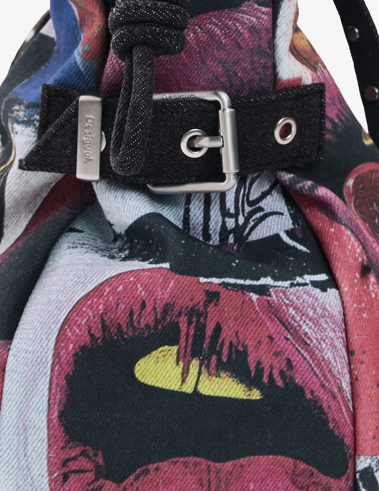 Desigual graffiato blue lifta 2.0 shoulder bag - picture 3