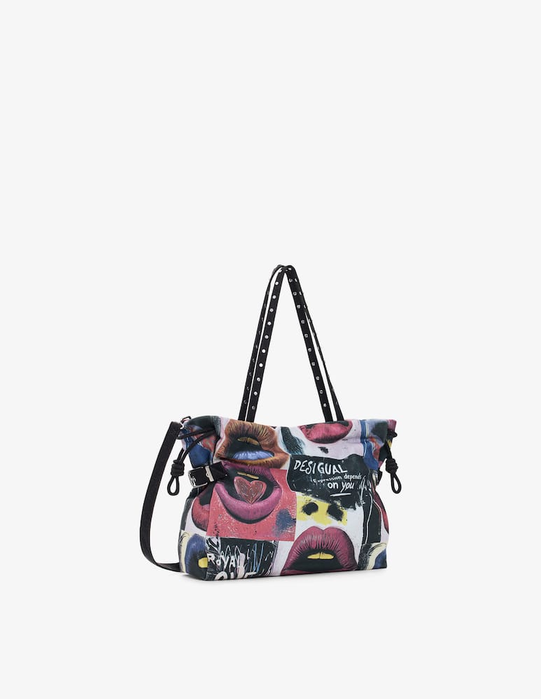 Desigual graffiato blue lifta 2.0 shoulder bag - picture 5