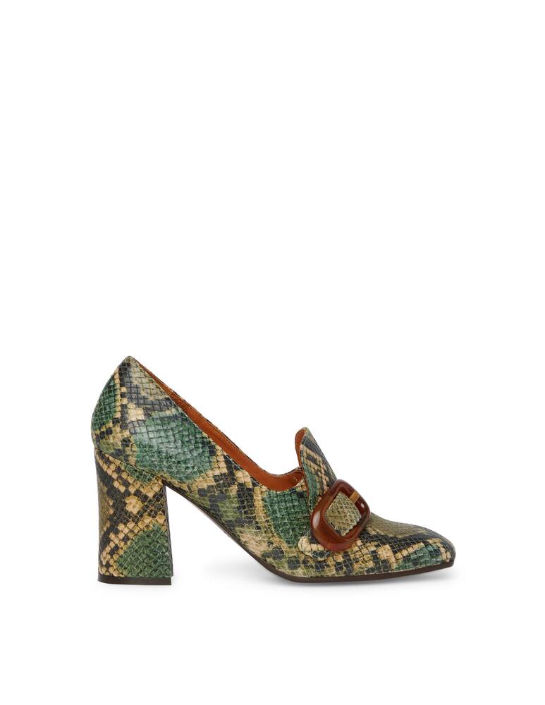 rinascente Chie Mihara Raidis buckle python print pumps