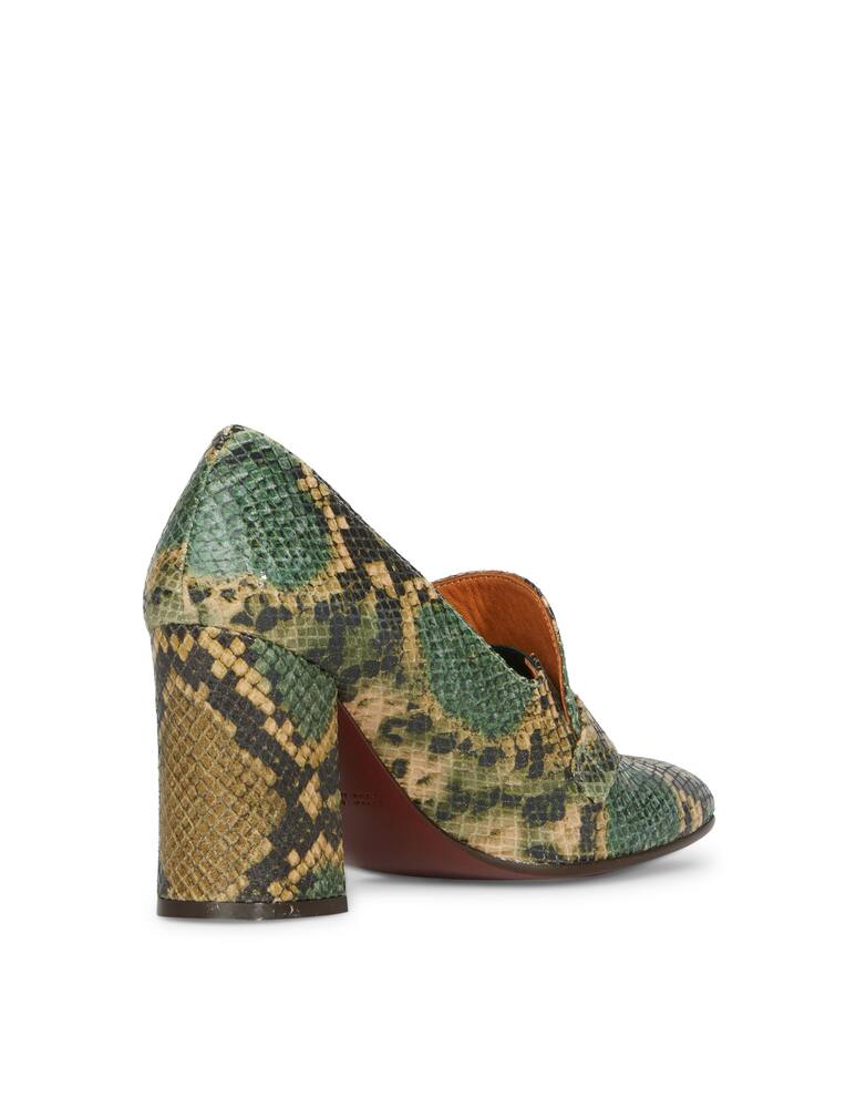 rinascente Chie Mihara Raidis buckle python print pumps