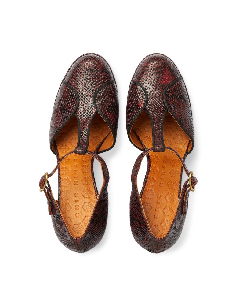 rinascente Chie Mihara Scarpe animalier t-bar tacco largo jori