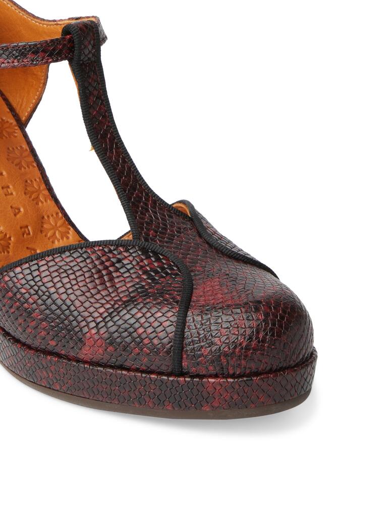 rinascente Chie Mihara Scarpe animalier t-bar tacco largo jori