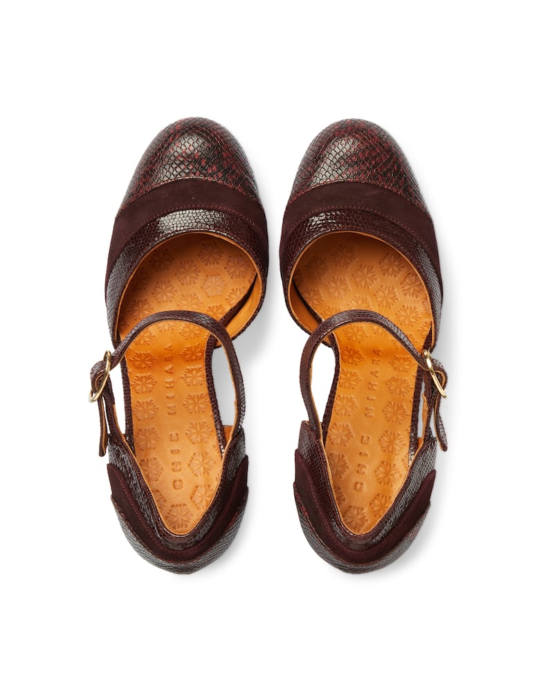 rinascente Chie Mihara Scarpe tacco largo animalier delia