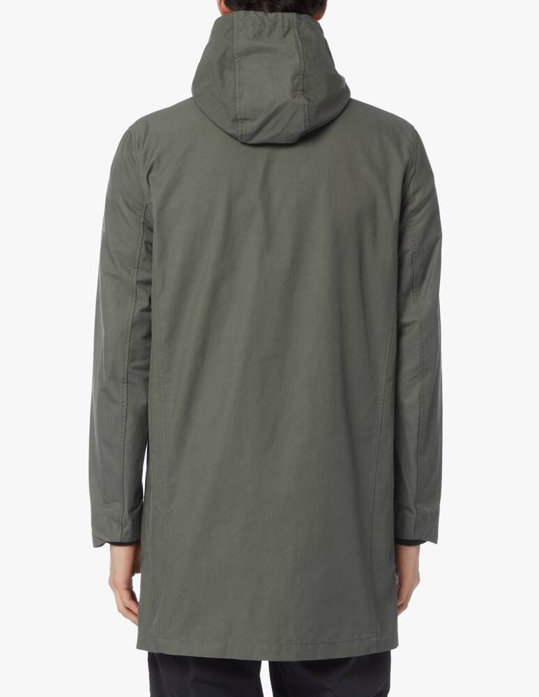 Ecoalf Cotton nylon rain coat - green - picture 3 Ecoalf Cotton nylon rain coat - green - picture 3