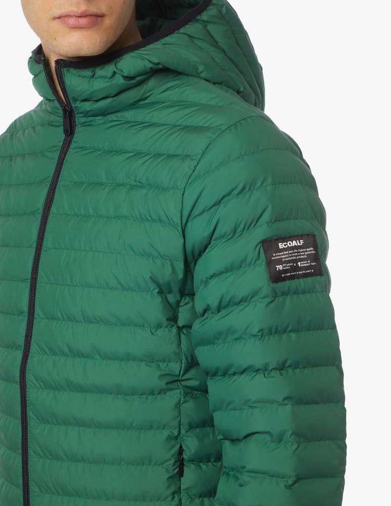 rinascente Ecoalf 100g hooded jacket - green