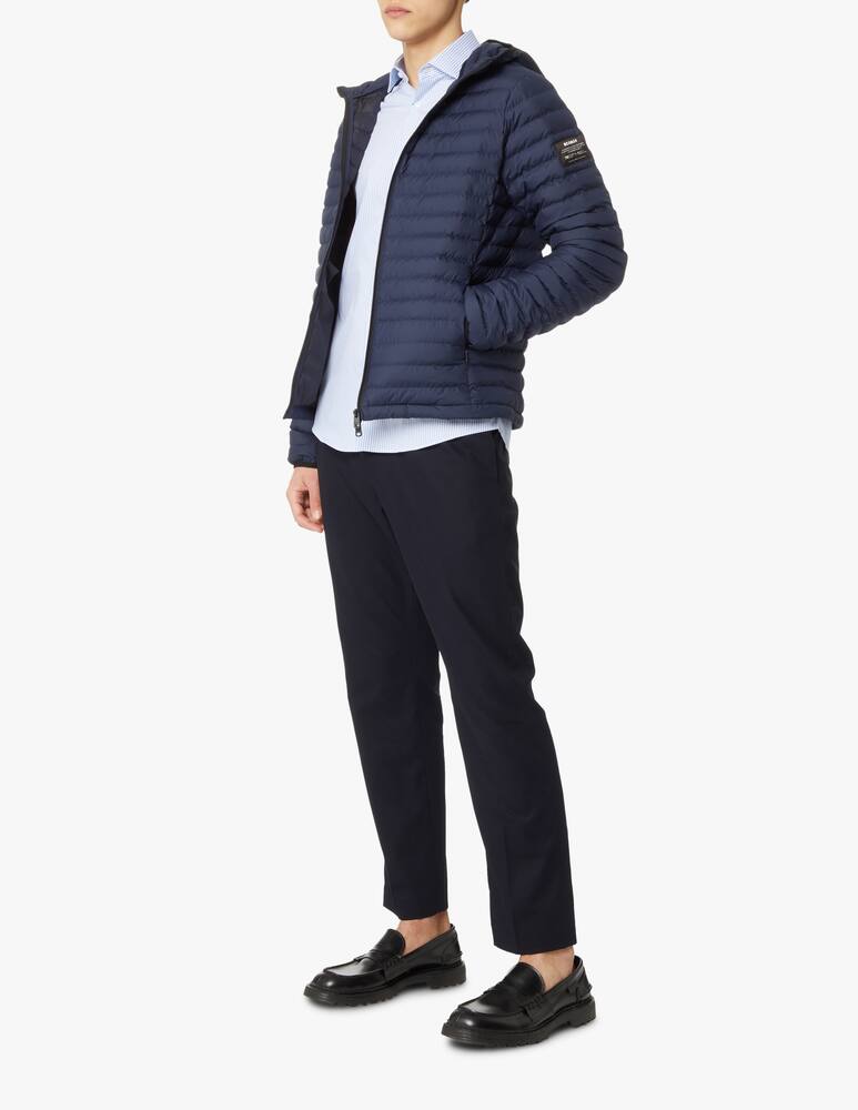 rinascente Ecoalf Giacca 100g con cappuccio - blu