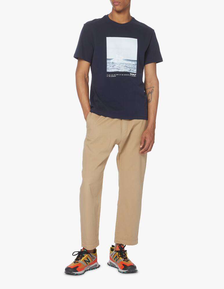 rinascente Ecoalf Graphic glacier t-shirt - blue