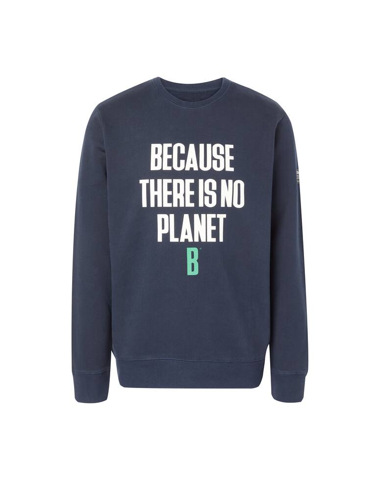 rinascente Ecoalf No planet b roundneck sweatshirt - blue