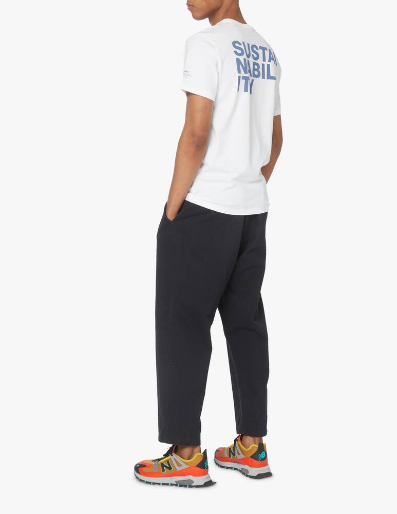 rinascente Ecoalf Sustainability back t-shirt - white